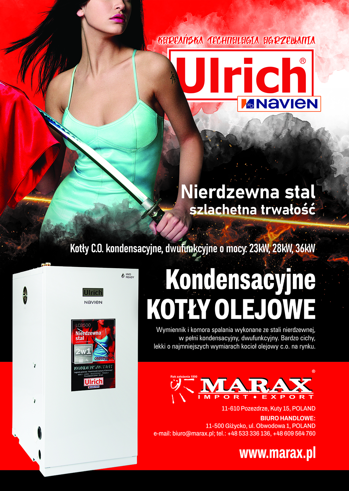 Ulotka - Kotły olejowe Ulrich LCB500, str.1